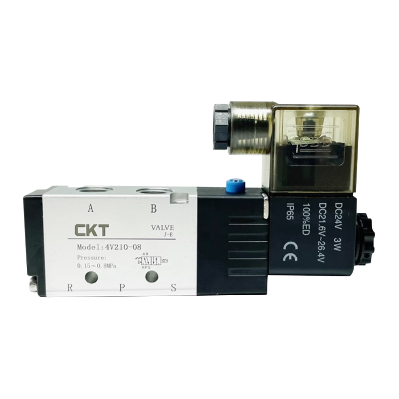 ซีรีส์ 4V นำร่องดำเนินการโซลินอยด์วาล์ว 5 ทาง