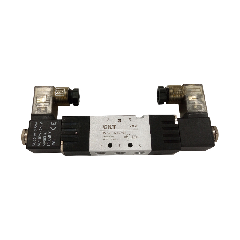 ซีรีส์ 4V นำร่องดำเนินการโซลินอยด์วาล์ว 5 ทาง